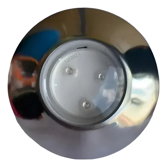Refletor Led Inox Rgb 9w, Pequeno, Donatti
