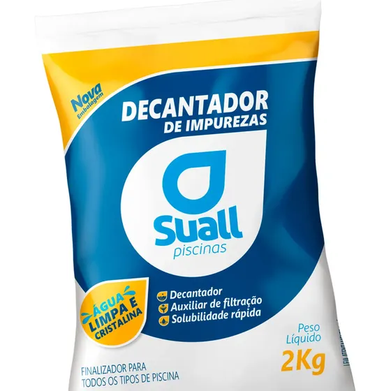 Decantador De Impurezas 2kg Suall Para Piscinas