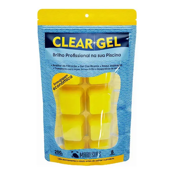 Clarificante Gel Piscina Maresias Eliminador de Turbidez 200g