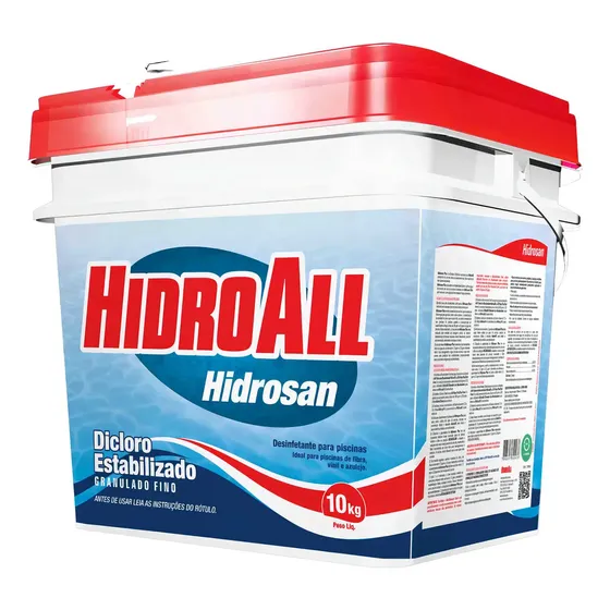 Cloro Granulado Hidrosan 10kg - Hidroall